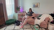 Gaining SSBBW Smokes and Shares Workout Routine