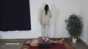 Click for gif Mistress Natasa is just tapping his phone mp4