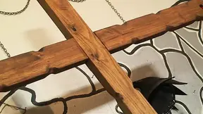 Lezdom masked whipping scene with hot Spanish mature skanks