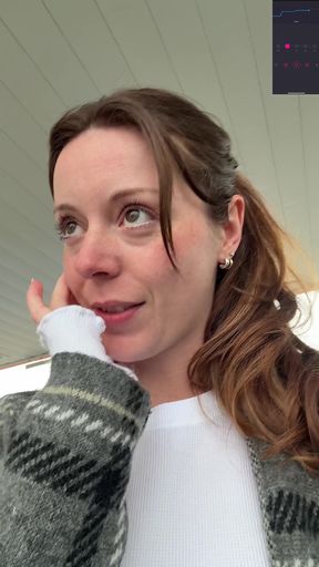 Trying Not to Cum Too Loud While I Pump My Gas