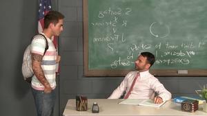 Men: Sneaky Blowjob in the Classroom