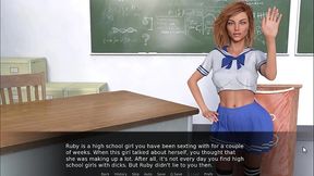 johannesgaming - update #91 - futa dating simulator 3 ruby is teasing him with her sexy school outfit - jun 06, 2024