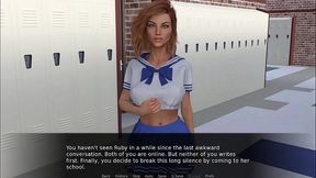 johannesgaming - update #91 - futa dating simulator 3 ruby is teasing him with her sexy school outfit - jun 06, 2024
