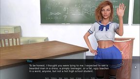 johannesgaming - update #91 - futa dating simulator 3 ruby is teasing him with her sexy school outfit - jun 06, 2024
