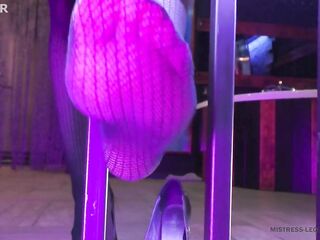 Femdom Mistress feeds thrall with her feet trailer