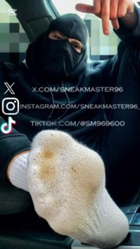 Polish Sneak Master trains his slave in playroom deepthroat smelly socks facefuck twink daddy