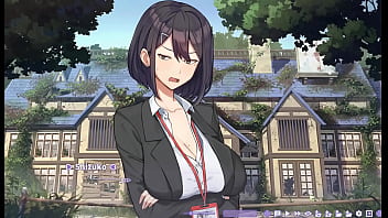 Summer Clover [ HAREM HENTAI GAME ] Ep.25 Nylon stockings FOOTJOB in the LIBRARY !