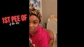 1st Pee of the day