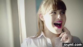 College girl Luna Rival seduces and fucks her girl friend
