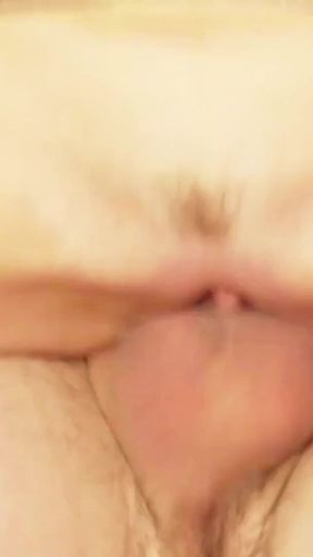 The blonde MILF has her shaved pussy fucked properly