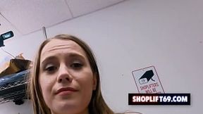 Busty thief Sia Wood pleases the guard with her tight pussy&#x270C;