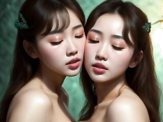 Ai Breasty Oriental Lesbian Babes