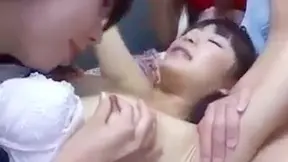 Hot Insatiable Japanese Lesbians Enjoying Wild Sexual Fun Together