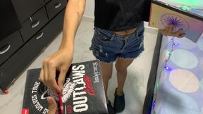 STEPSISTER GIVES CHRISTMAS GIFT AND ENDS UP IN FUCKING