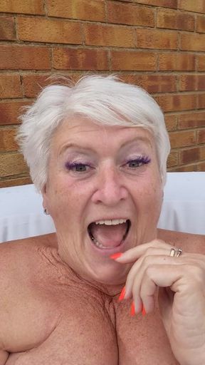 Farting in the hot tub!