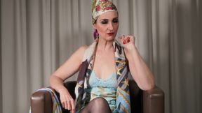 Horny silk scarf instructions for you