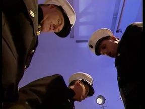 Model Ballerina's Holes Get Stuffed by Three Sailors at a Photoshoot