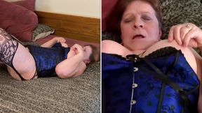 Granny Nurse Chapel&#039;s Bwc Dildo Masturbation &amp; Orgasms