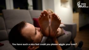 My roommate's perfect smelly feet