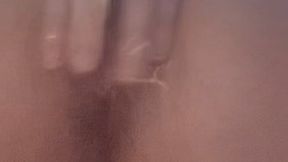 Watch fuck myself with big cock toy and double penetrate with my finger till I squirt all over