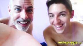 Youâre a little pervert creeping in to watch Devin Jones & Richard Lennox havin