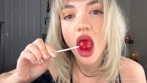 Spit Fetish W LollyPop POV