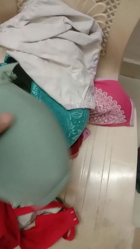 My stepmom bra panty collection. She&#039;s very Hotty