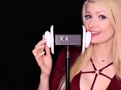 Busty blonde babe goes crazy jerking