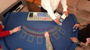 Group fun at the blackjack table