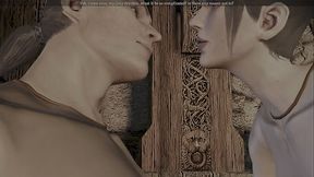 Dragon Age Origins Sex Scenes, nude mode, Leliana, Morrigan, Warden