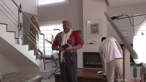 teen kimber delice gets juan lucho s big dick anal treatment on a porn set