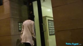Public Agent - real Japanese student tourist lost in the city shares a hotel room with me
