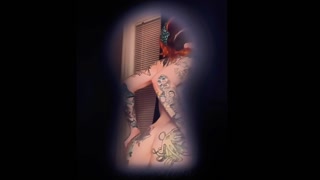 POV watching through the keyhole