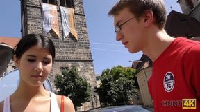 Amateur Man is ready to pay for vacations of tender brunette slut