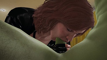 Black widow blowjob big cock and ridding cock [Full Video]