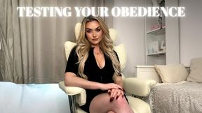 Testing Your Obedience