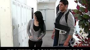 Tiffany's rough janitor ride ends in orgasmic delight