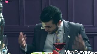 Hunk Marco Sessions has his ass wrecked by Harry Louis