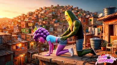 Hairypussy Gushes Brazilian Favela Cartoon Creampie Chokes Female Orgasm