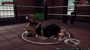 Jennifer Walters VS BOLDA the BEAST (Naked Fighter 3D)
