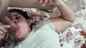 Mature lady sucking delicious