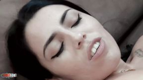 Gorgeous Young Romanian Yasmin Daferro Fucks with Her Boyfriend Bryan on the Sofa