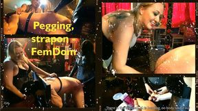 A night of punishment and show how to use a strapon FemDom 1080FHD