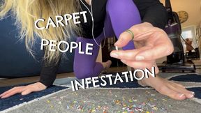 Giantess Carpet People Infestation