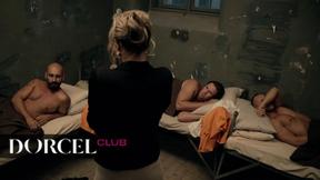 ”Gangbang in prison with Samantha Jolie”