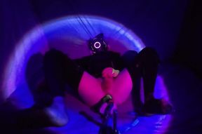 Cyberslut Femboy Fat Ass Wrecked by Bad Dragon Fucking Machine Cum Geysers