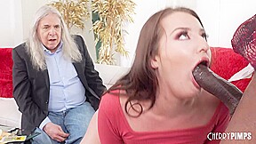 Aubree Valentine Cheats With A BBC While Her Cucked Husband Watches