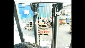 Classic vintage big black cock auditions in a group orgy