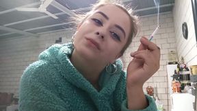 I Smoke in a Plush Hoodie