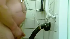 Serf Urinates On Fake Penis And Sucks Fake Penis Completely